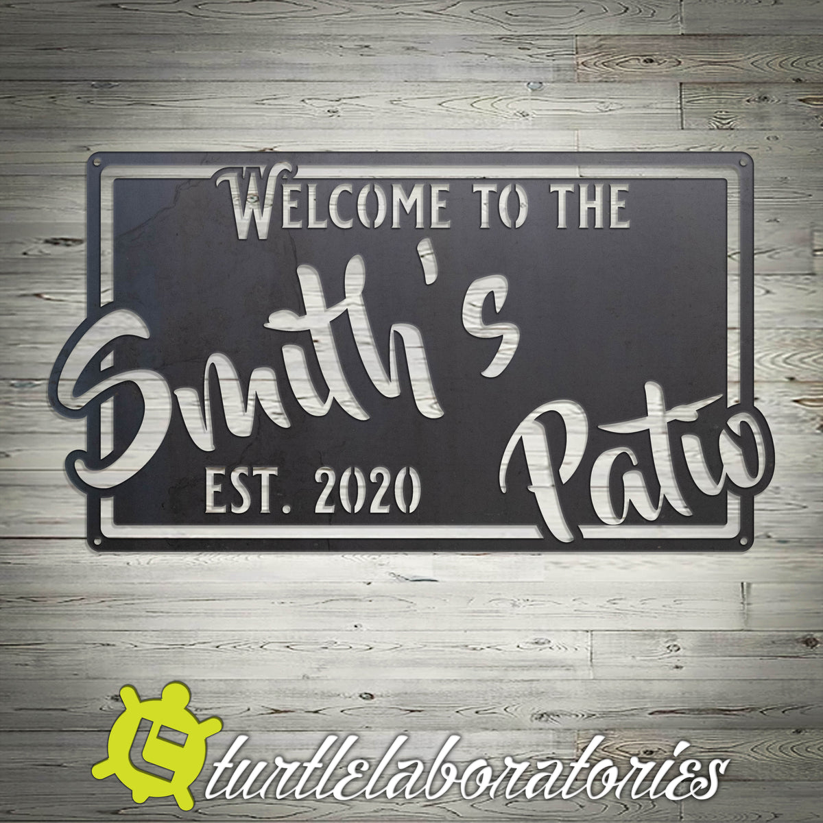 Custom Home Signs – Turtle Laboratories