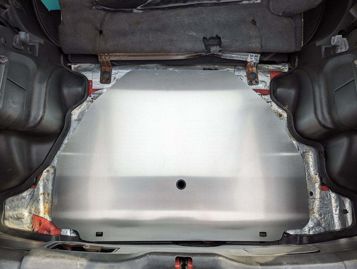 88-91 Honda CRX Spare Tire Cover - Aluminum