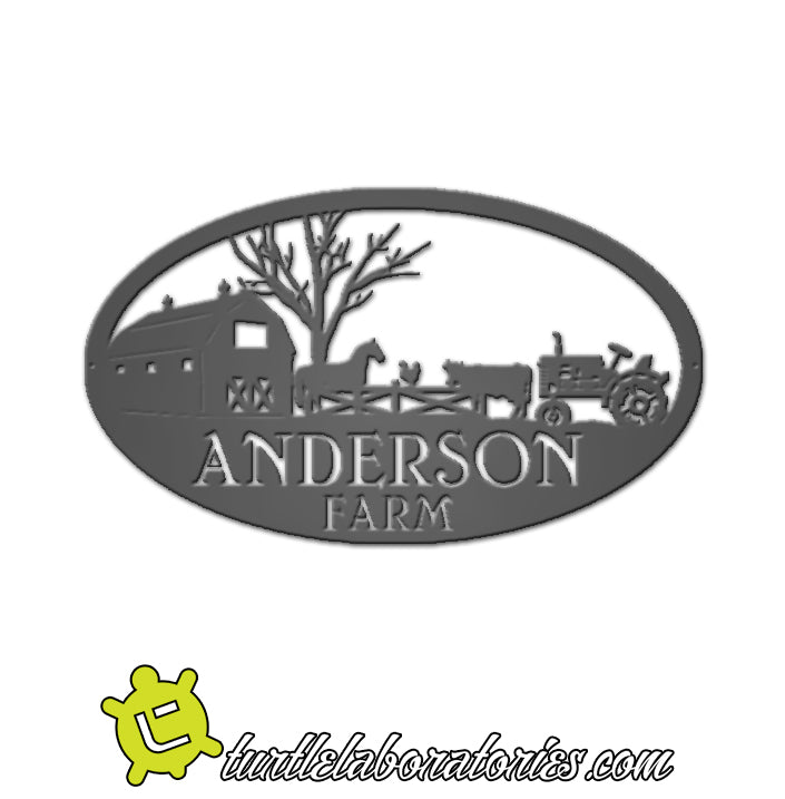 Custom Farm Name Sign – Turtle Laboratories