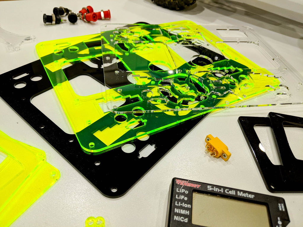 We Now Offer Laser Cut Acrylic Plates for Our Charger Kits!