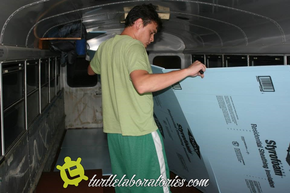 School Bus RV Conversion Chapter 5 - Insulation and Foundation
