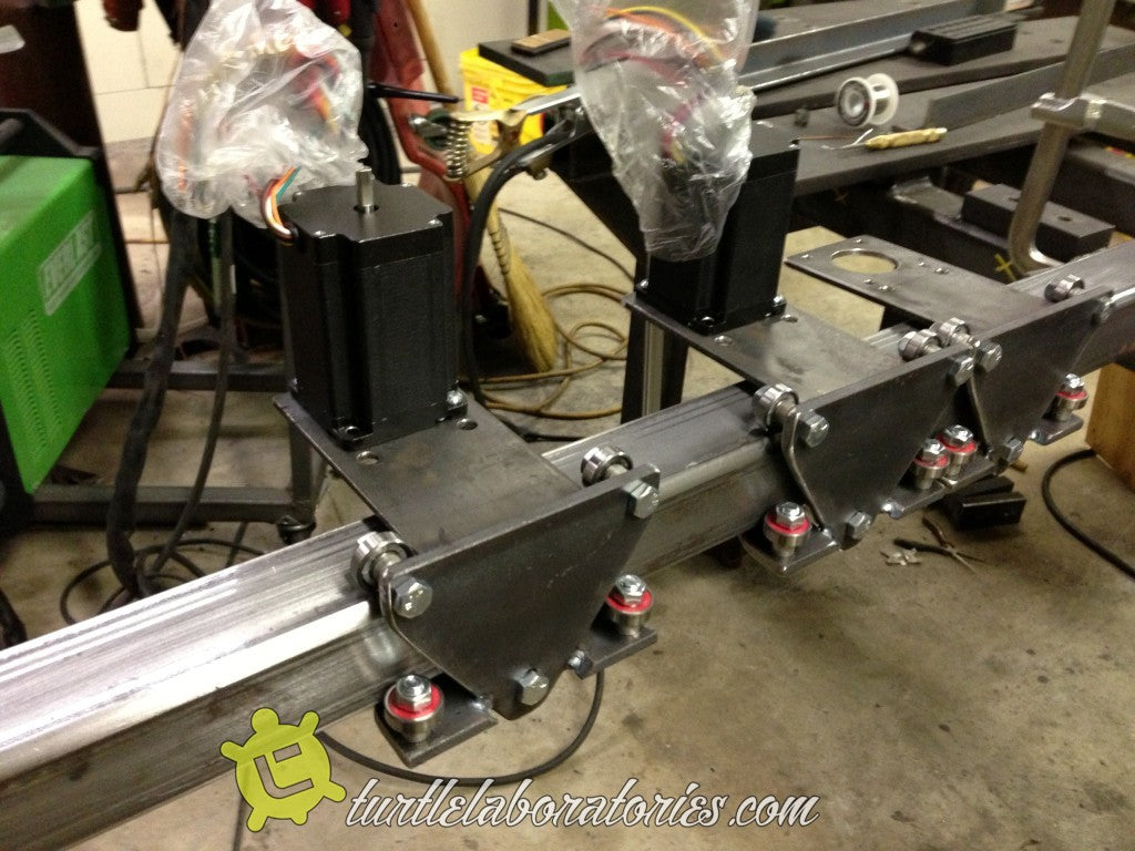 CNC Plasma Cutter Iteration 1: OK, we have motors, and a controller for them. Now what?