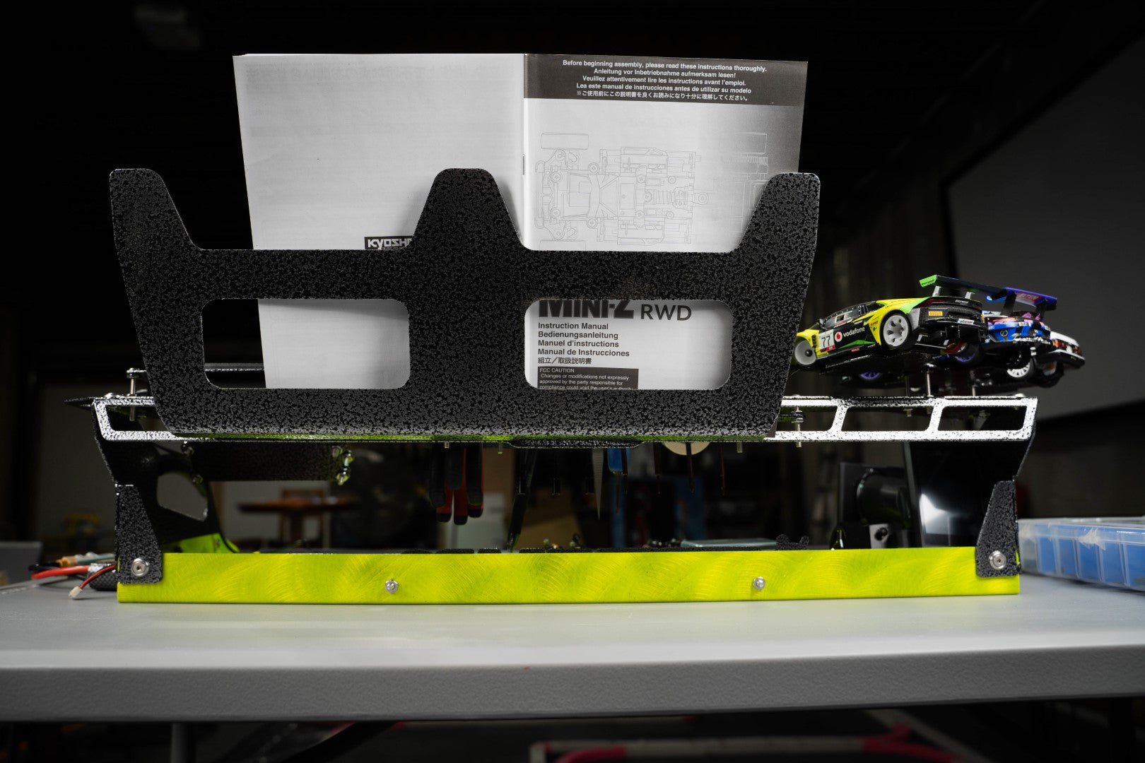 Rc Model Building Bench Field Bench - 1/28 Scale RC Pit Workstation for Kyosho Mini Z and Simi ...