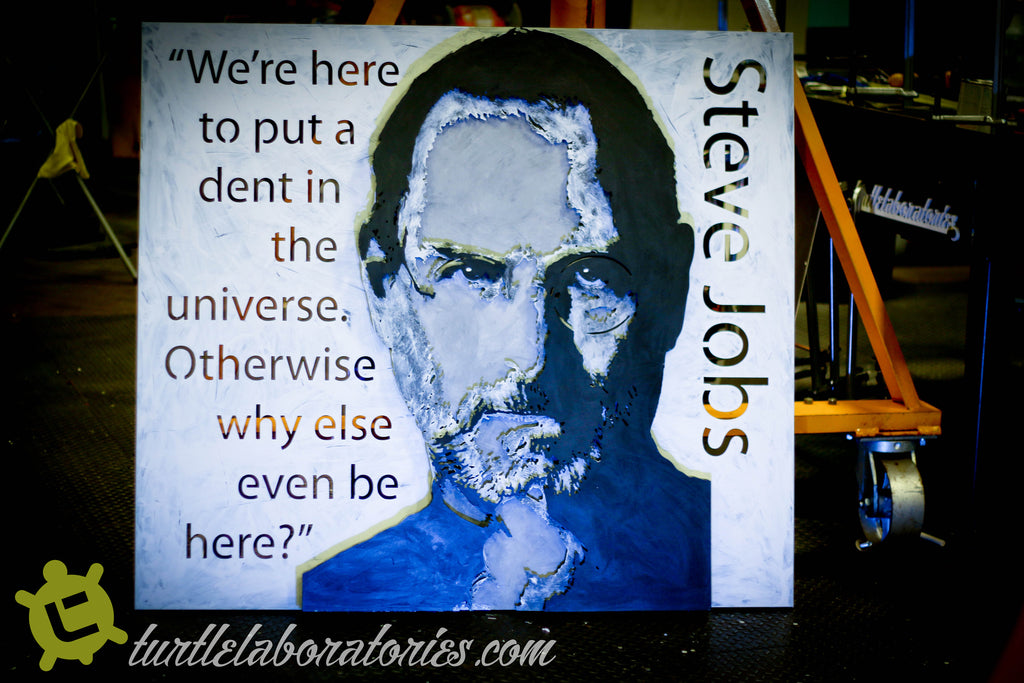 Steve Jobs 3D Portrait
