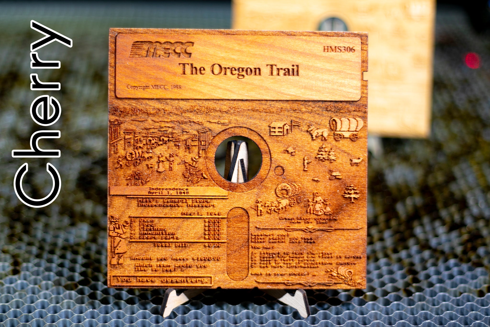 Oregon Trail 5.25" Floppy Disk Turtle Laboratories