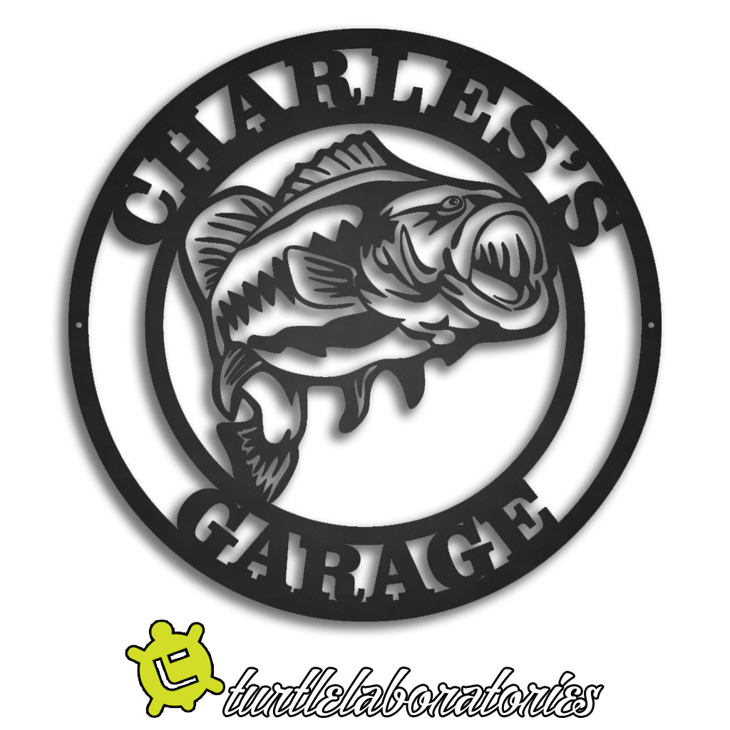 Custom Bass Name Sign – Turtle Laboratories