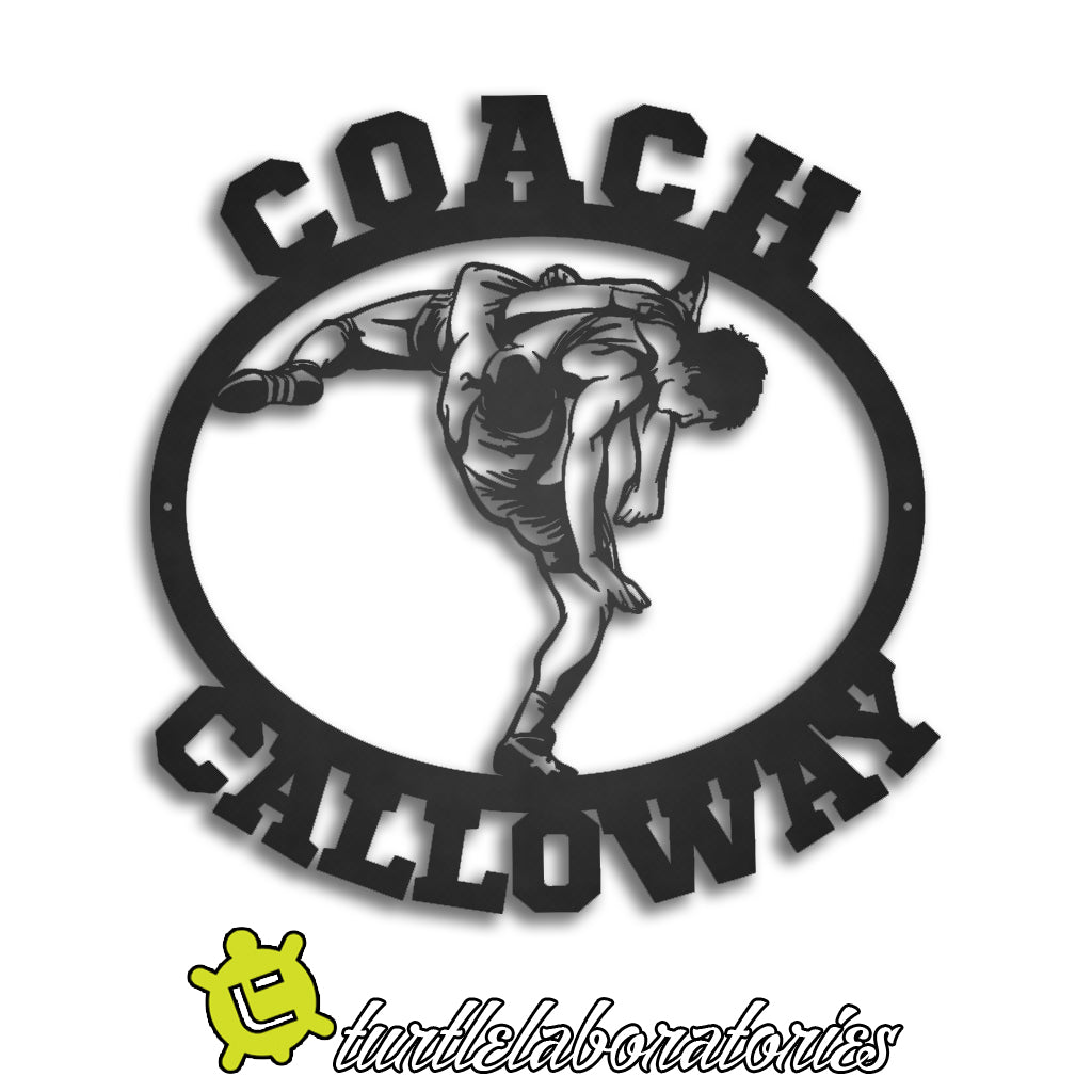 Custom Wrestling Name Sign – Turtle Laboratories