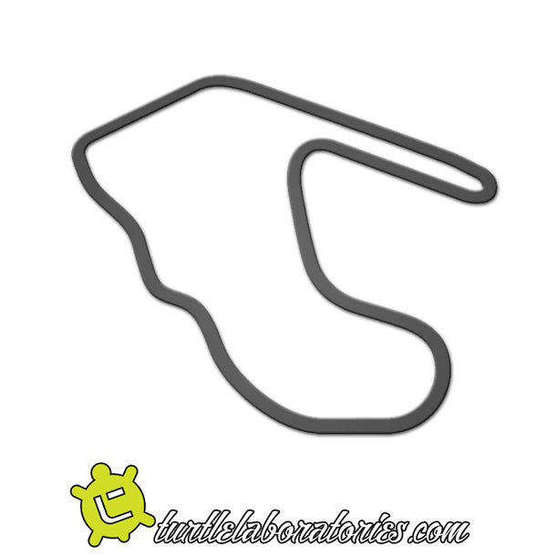 Ingliston Racing Circuit 1.651km Race Track Sculpture – Turtle Laboratories