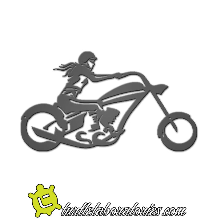 Motorcycle Chick Sign