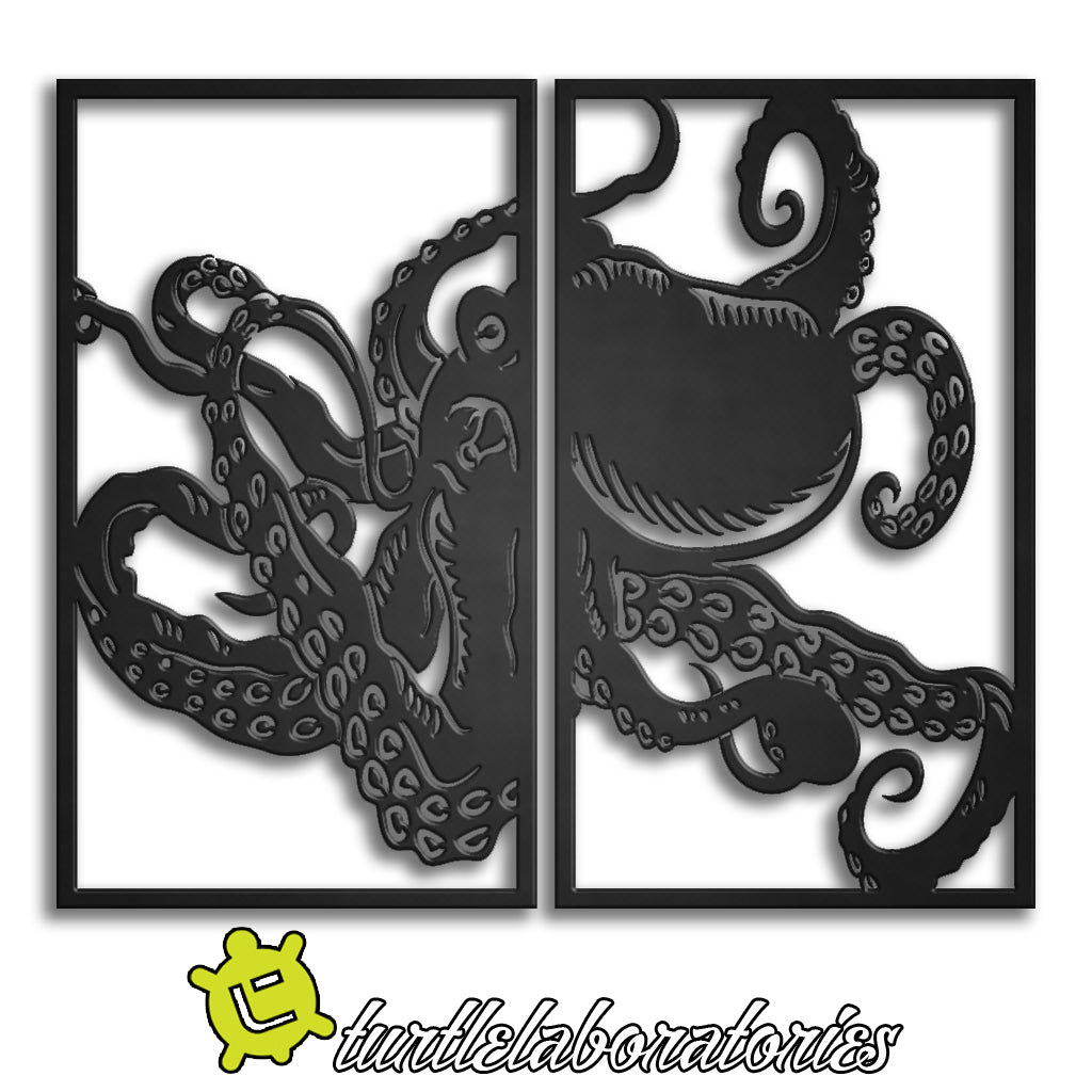 Octopus Steel Panel Design (INCLUDES 2 TOTAL PANELS)
